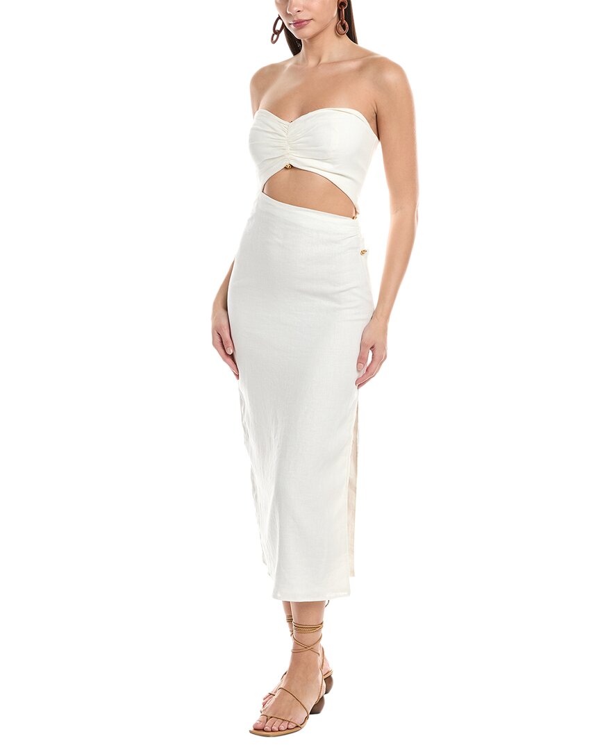 Vix Solid Sonny Midi Dress