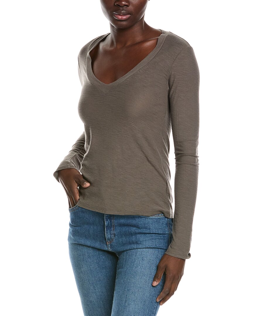 Shop James Perse Relaxed V-neck T-shirt