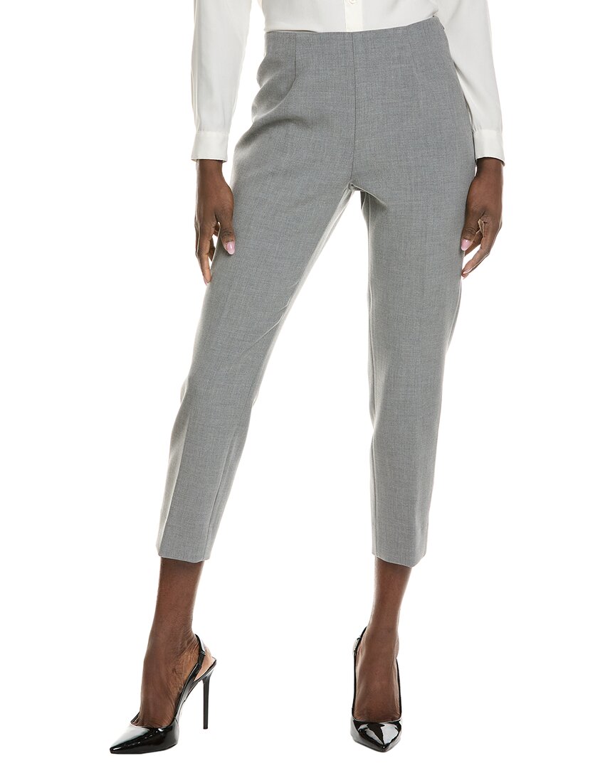 Peserico Pant. A Sigaretta In Fresco Di Lana Trousers In Grey