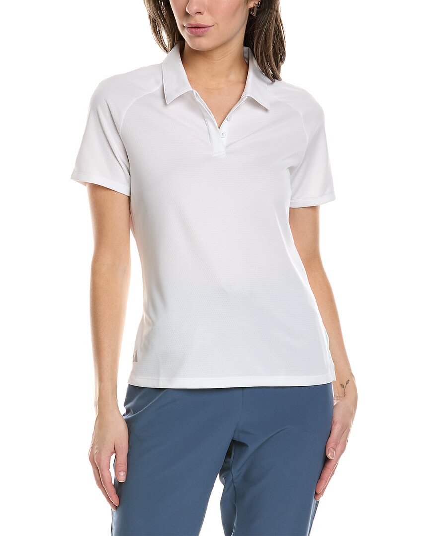 Shop Adidas Originals Adidas Ult Heat.rdy Polo Shirt In White