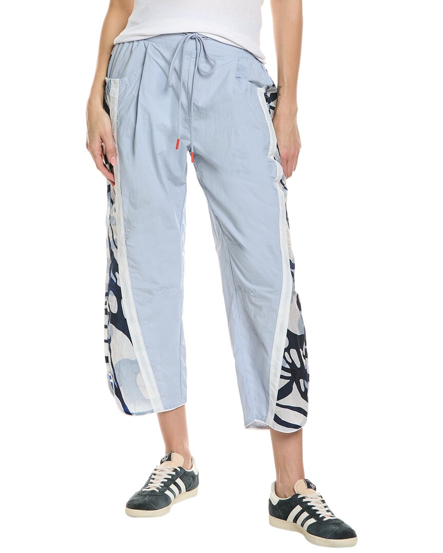 Shop Free People Champ Is Here Printed Pant In Blue