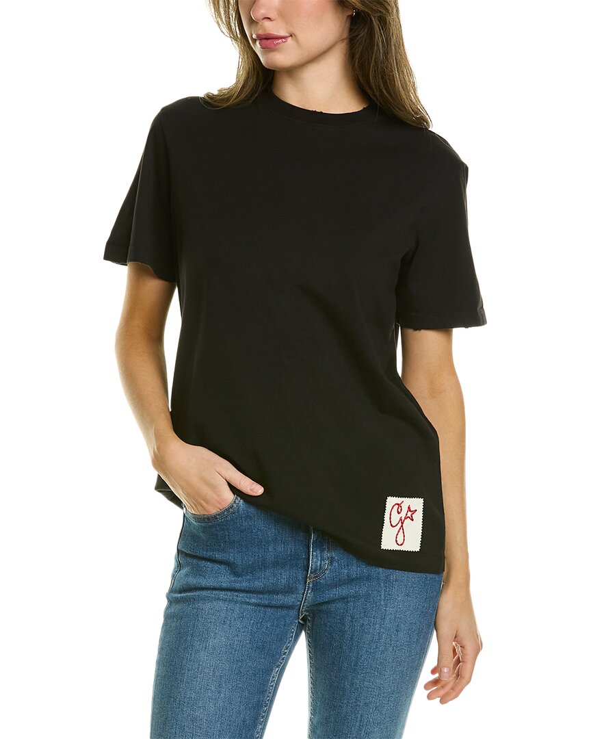 Golden Goose Doris Crew Neck T-shirt In Black