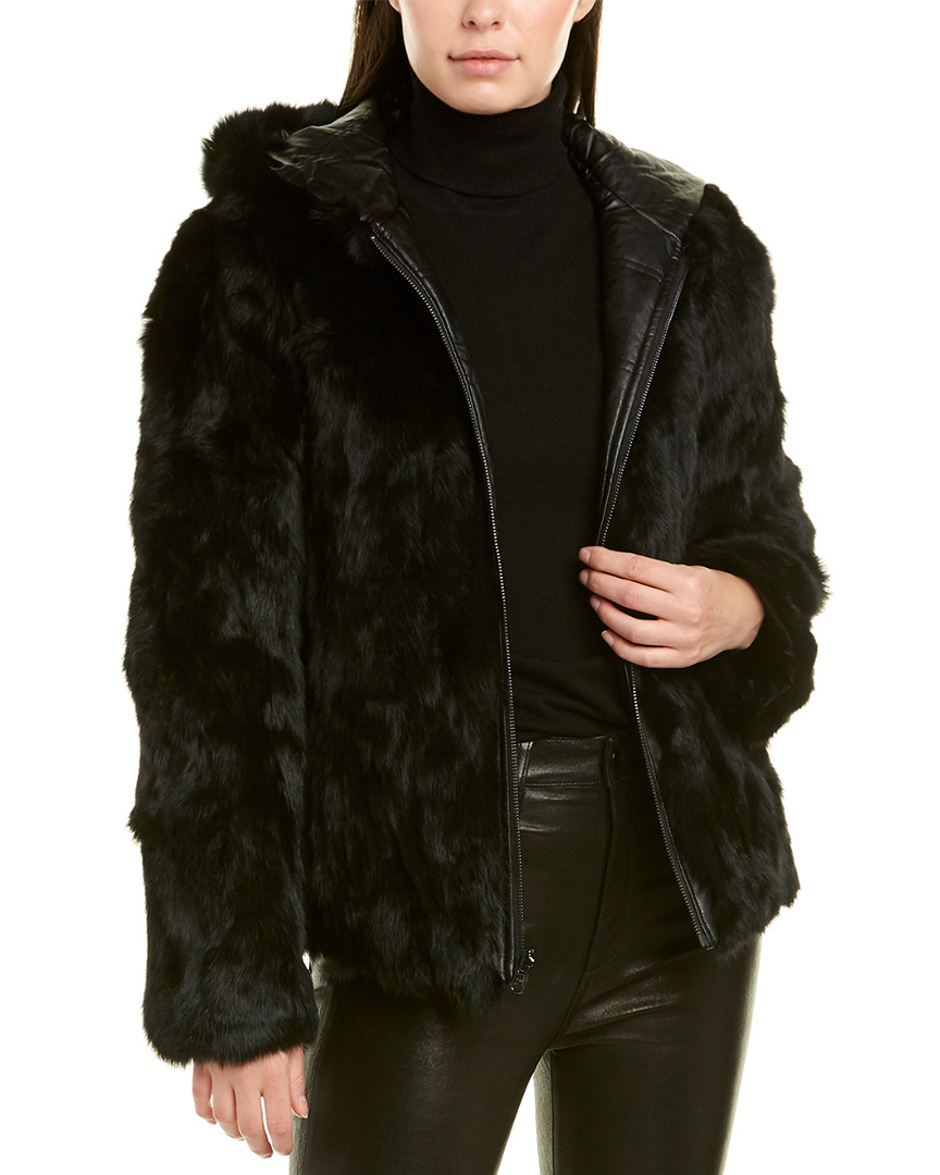 Adrienne Landau Reversible Jacket Women's Black S | eBay