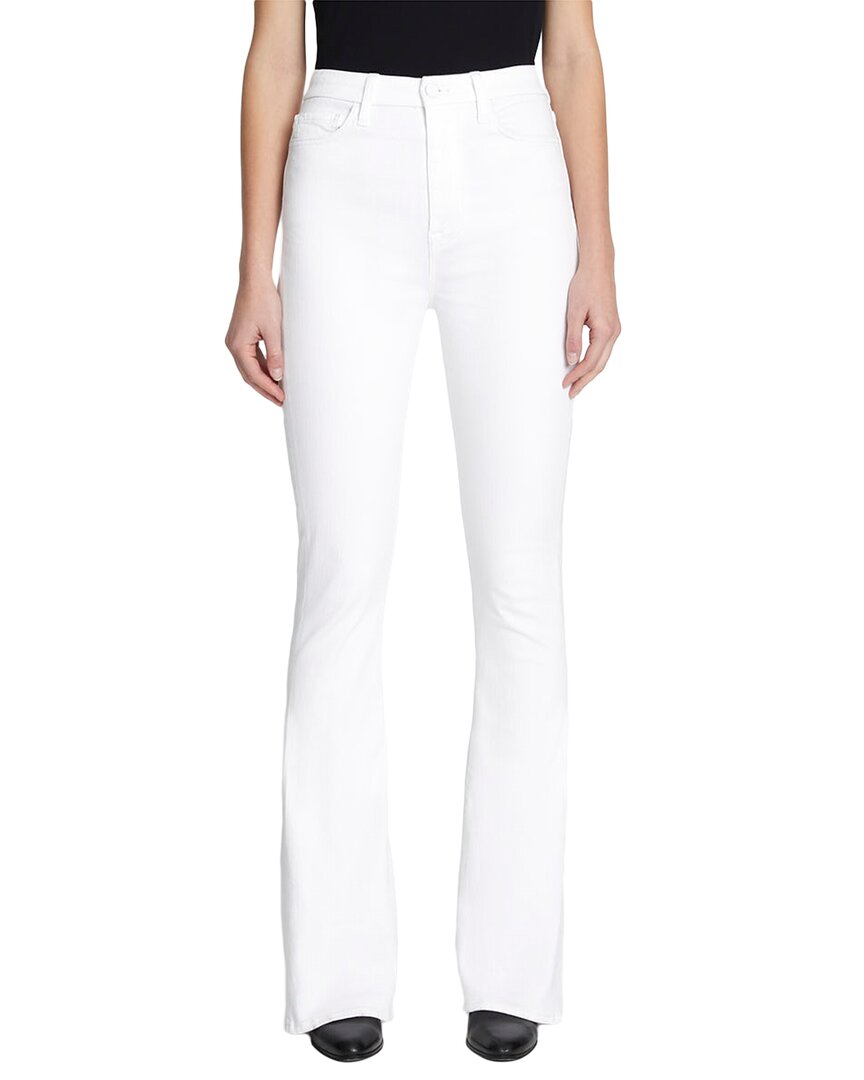 7 FOR ALL MANKIND 7 FOR ALL MANKIND ULTRA HIGH-RISE SKINNY CLEAN WHITE BOOTCUT JEAN
