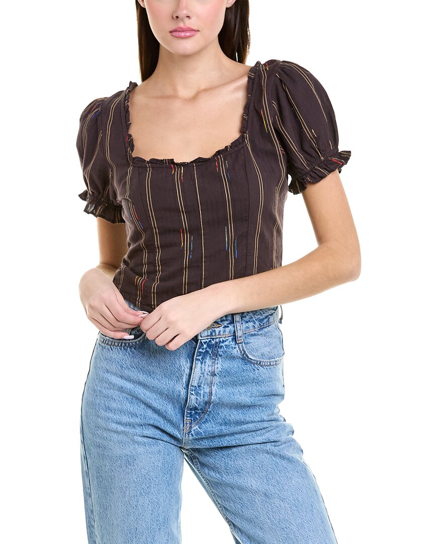 Free People Serotonin Corset Top In Brown ModeSens