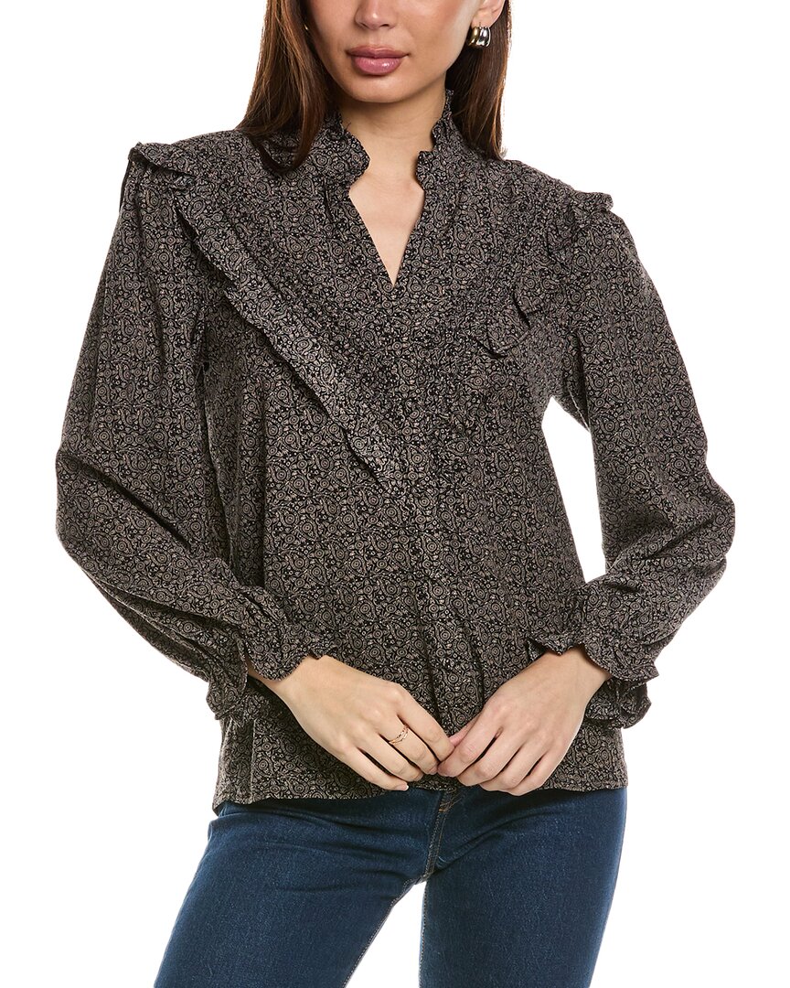 Shop Anna Kay Irma Blouse In Black