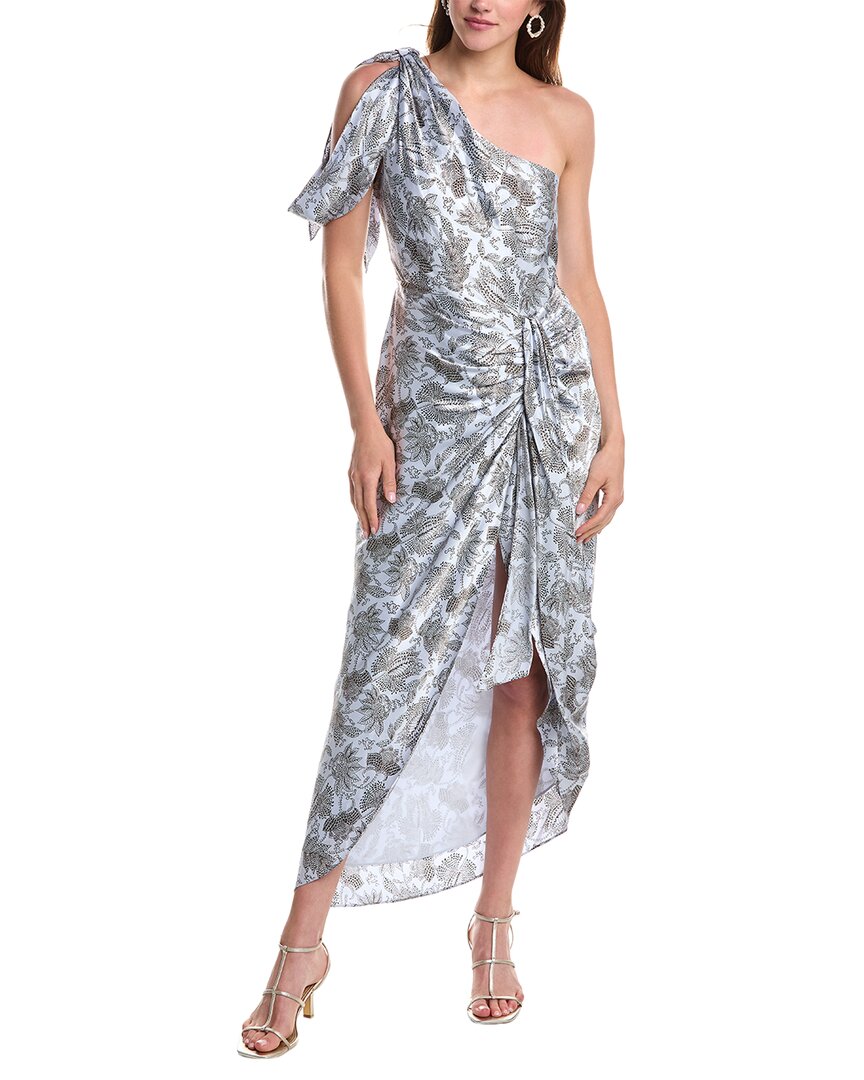 Cinq À Sept Gretchen Silk Maxi Dress In Black