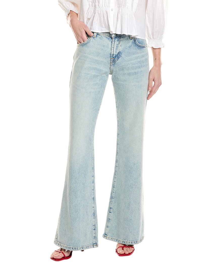 Shop 7 For All Mankind Spencer Ahs Flare Jean In Blue