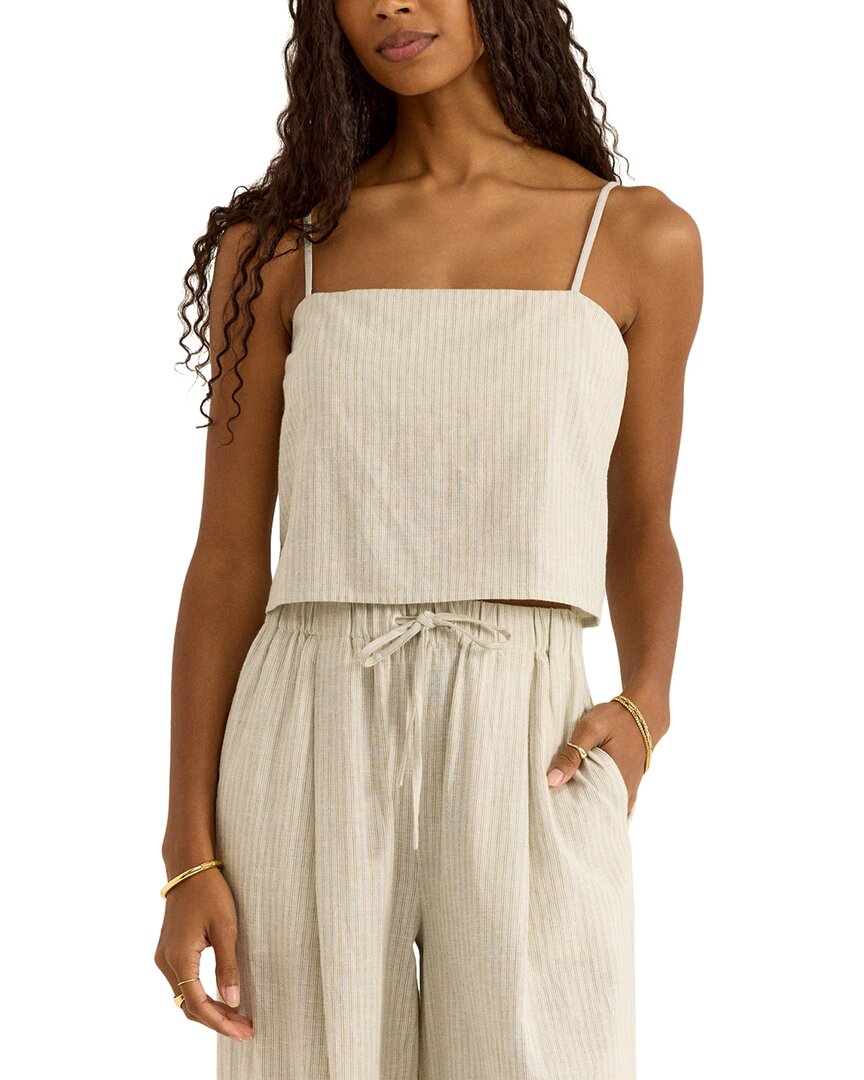 Z SUPPLY Z SUPPLY BALLAST CASITA STRIPE LINEN-BLEND TANK 