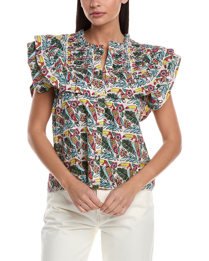 Ro's Garden Denver Top In White