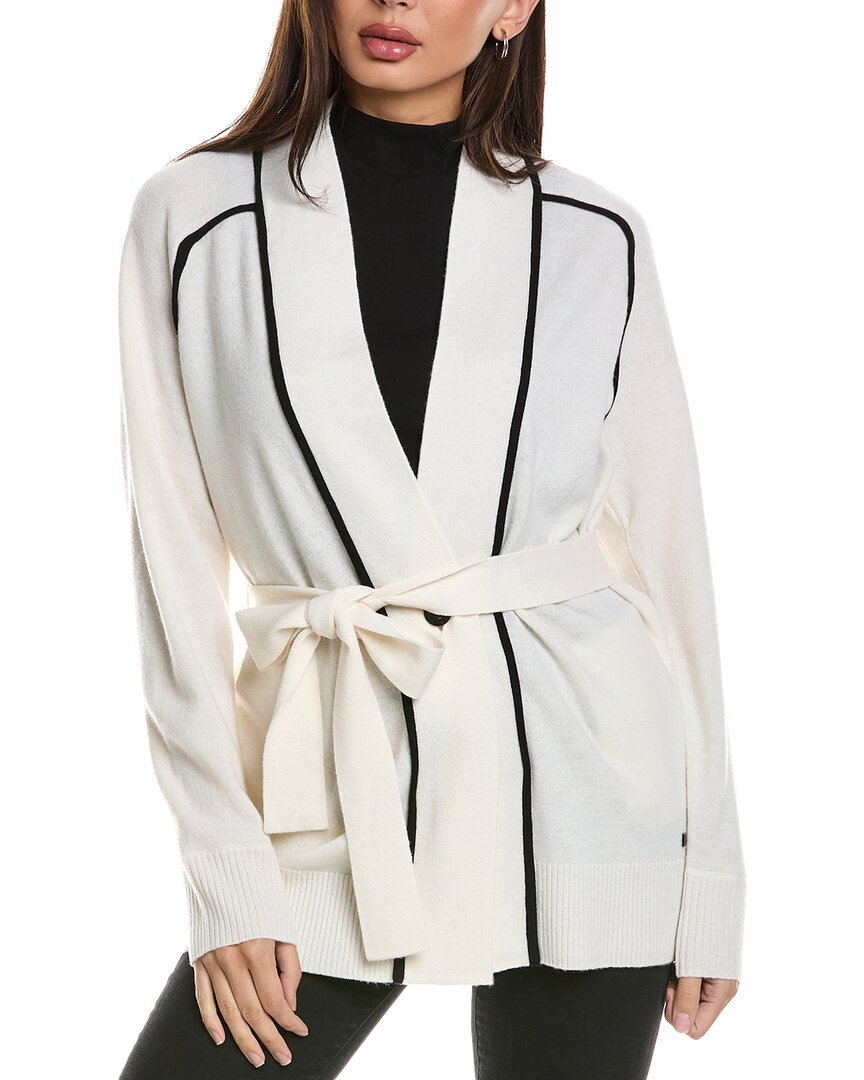 Bogner Linde Wool Cardigan In Beige