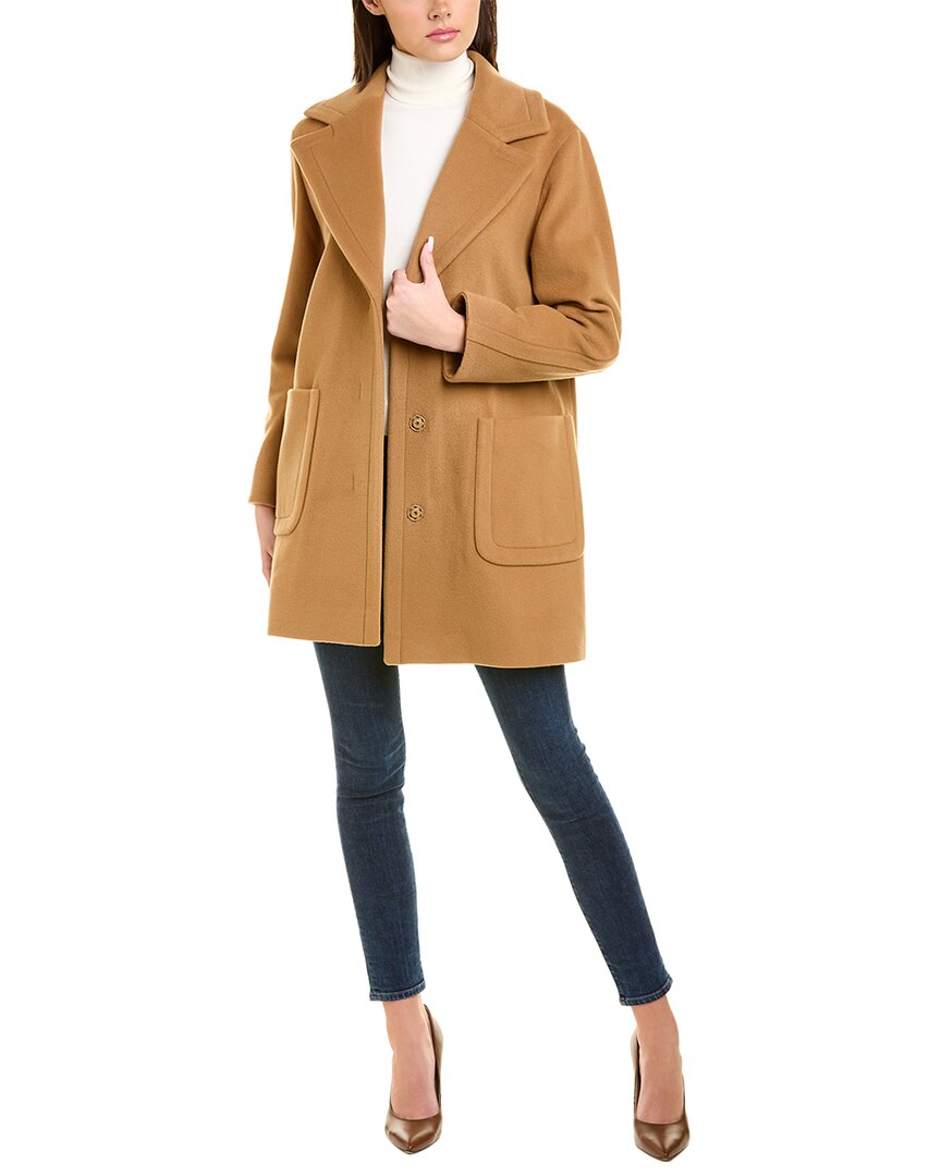 CINZIA ROCCA ICONS WOOL & CASHMERE-BLEND COAT