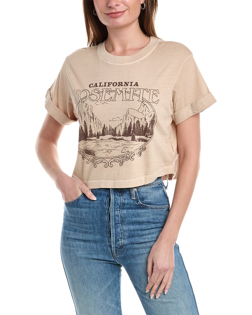 Shop Girl Dangerous Yosemite Frame T-shirt In Brown