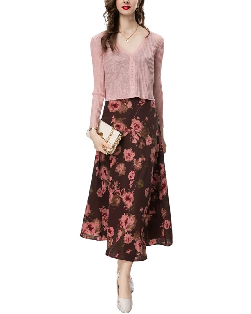 Burryco 2pc Blouse & Skirt Set