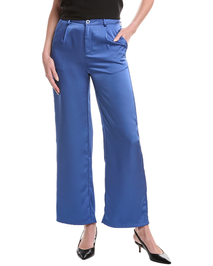 Gracia Satin Wide Leg Dress Pant