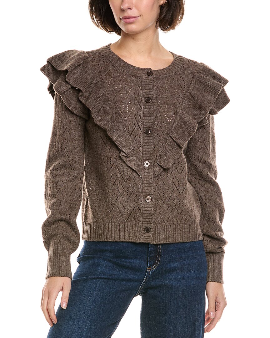 Bagatelle Sweater Jacket In Animal Print
