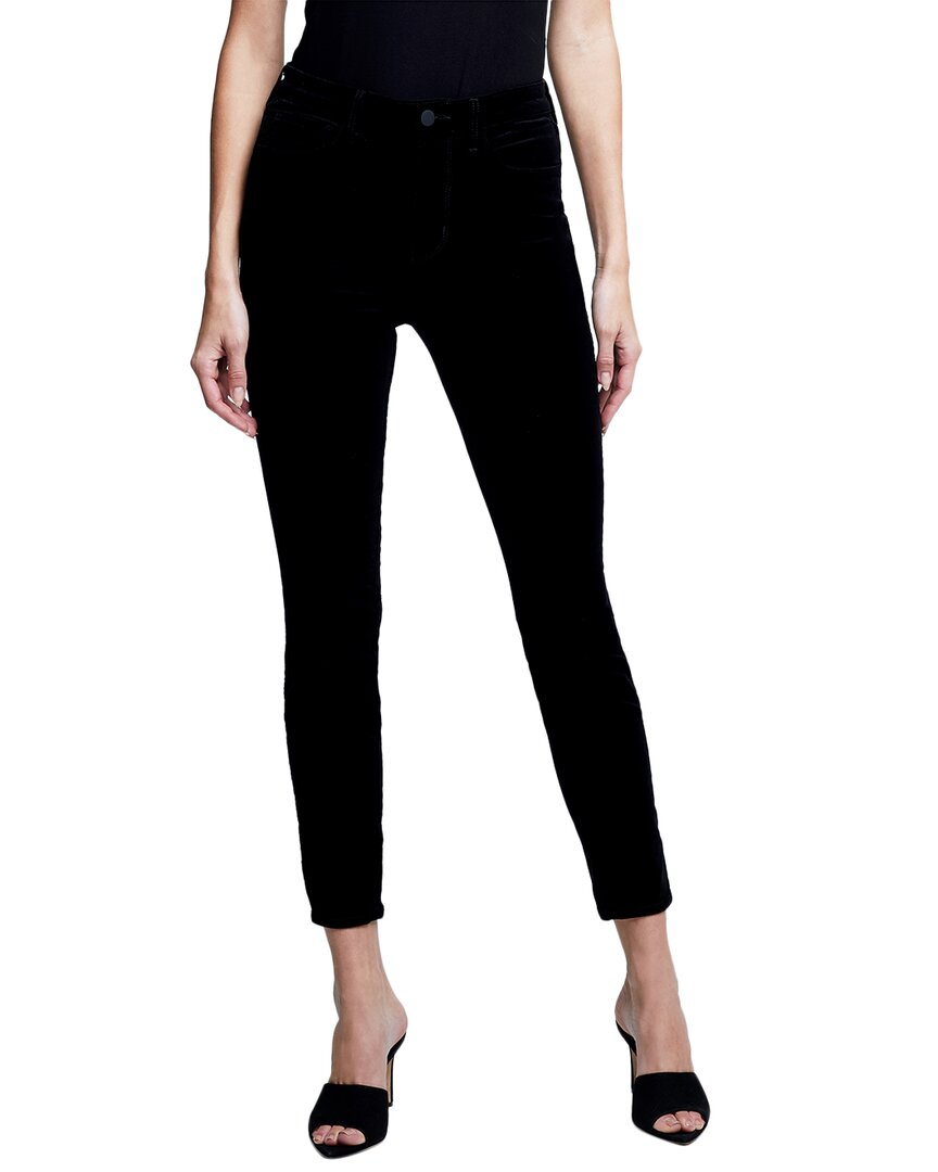 Shop L Agence L'agence Katrina Ultra High-rise Skinny Jean Noir Jean