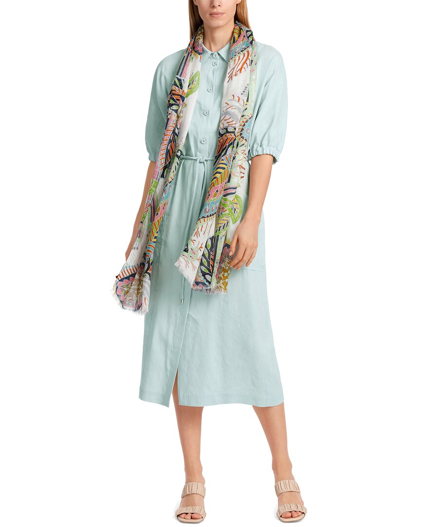 Marc Cain Linen-blend Maxi Dress