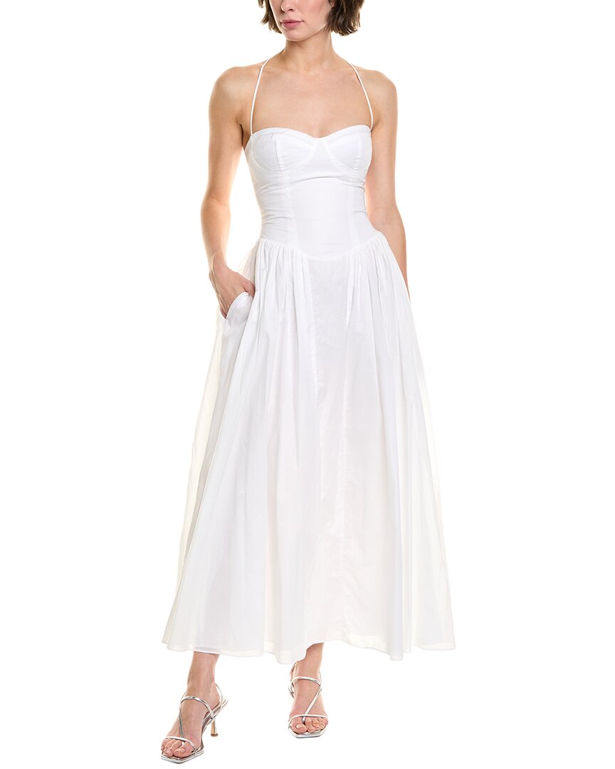 Bardot Estie Cotton Maxi Dress In White