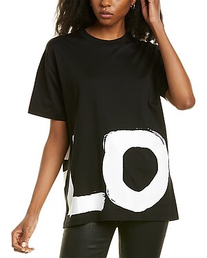Burberry Love Print Oversized T-Shirt