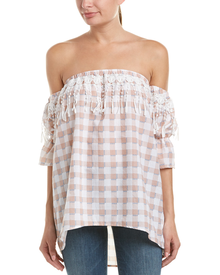 Image of TASSELSNLACE Lace Fringe Top