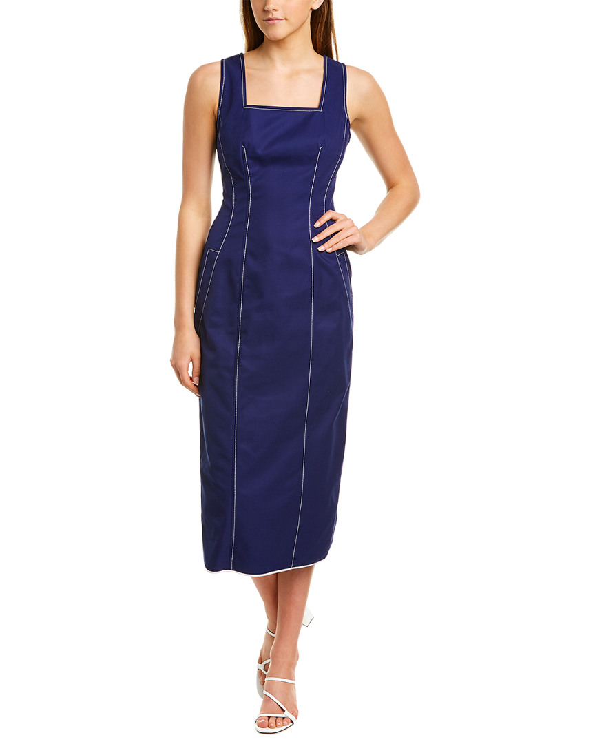 Image of Derek Lam Stitched Midi Dress