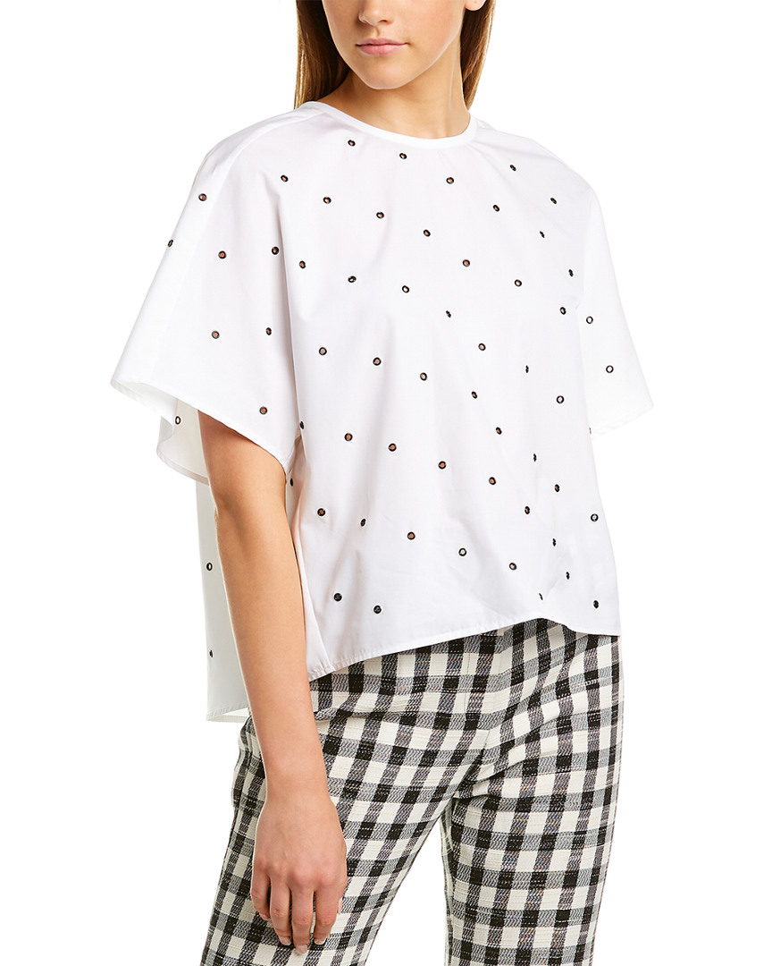 Image of Derek Lam Eyelet Top