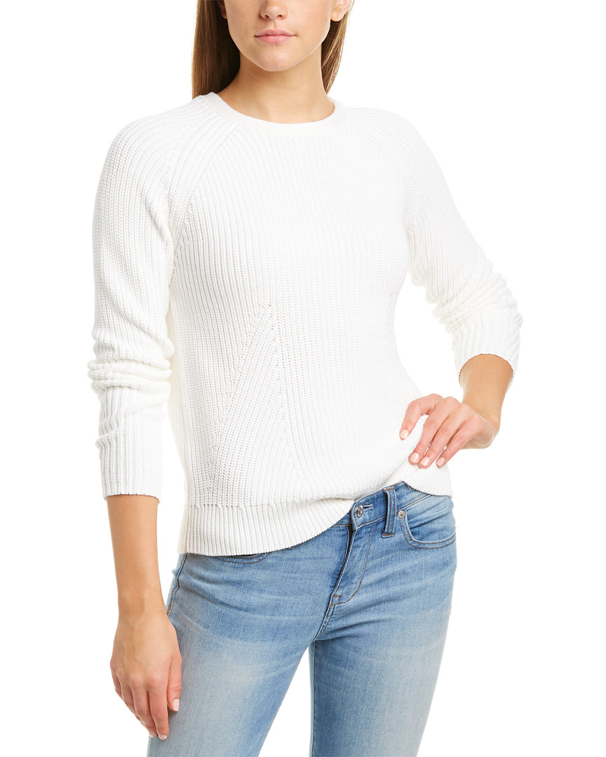 Forte Fashion Cable Knit Sweater Women's White L | eBay