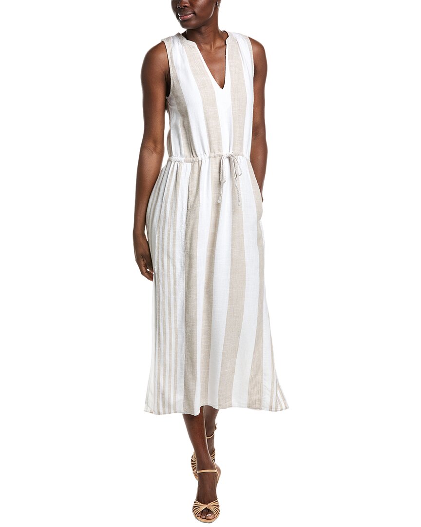 Splendid Lennon Stripe Linen-blend Maxi Dress