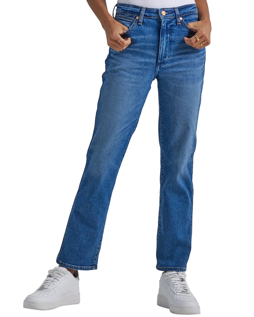 Shop Wrangler Wild West Smoke Sea Straight Leg Jean