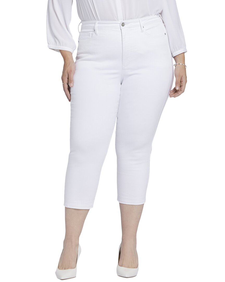 Nydj Chloe High Waist Release Hem Capri Jeans