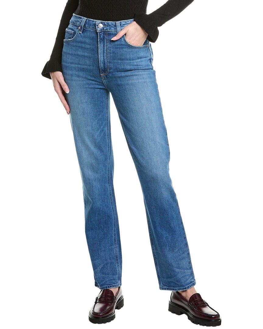 Paige Cindy Straight Leg Jeans In Blue
