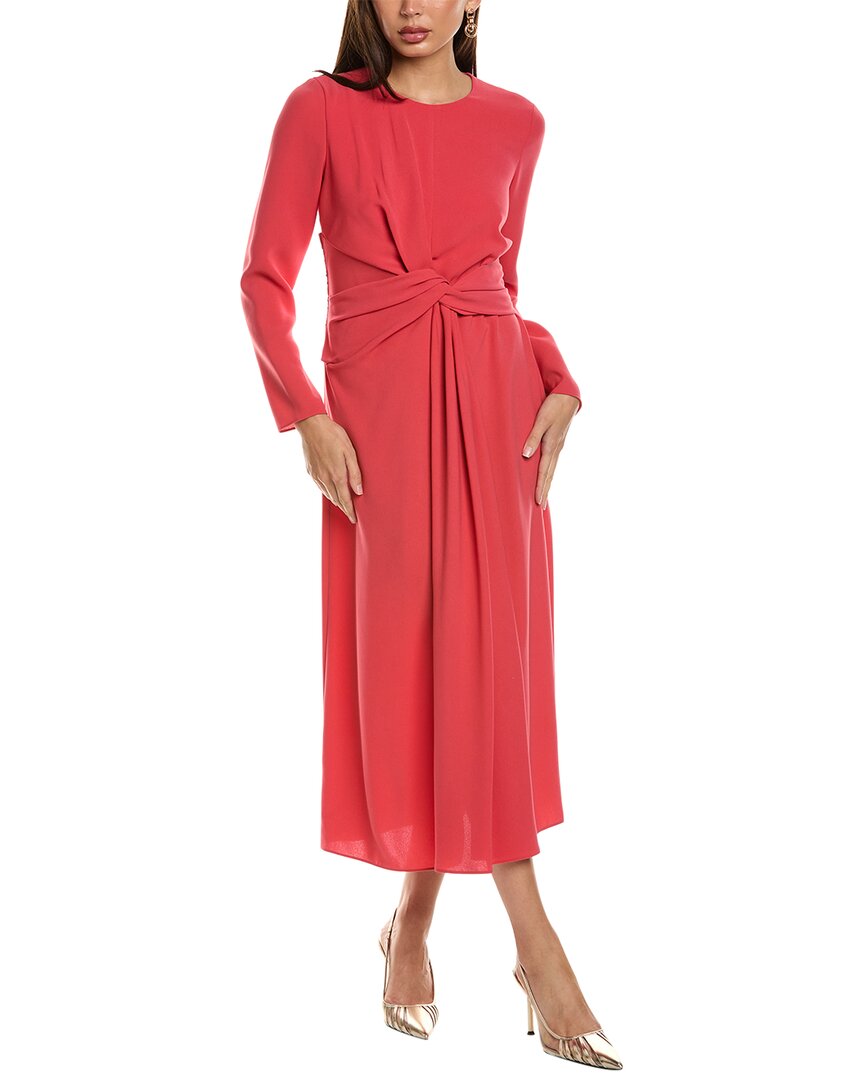Shop Lafayette 148 New York A-line Dress In Red