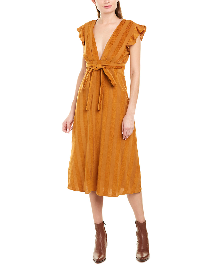 Image of Line & Dot Brynn Midi Dress