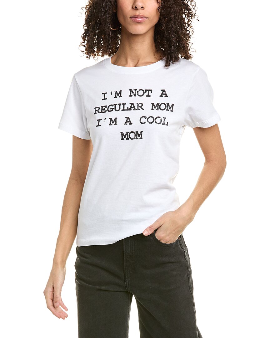 Shop Prince Peter Cool Mom T-shirt In White