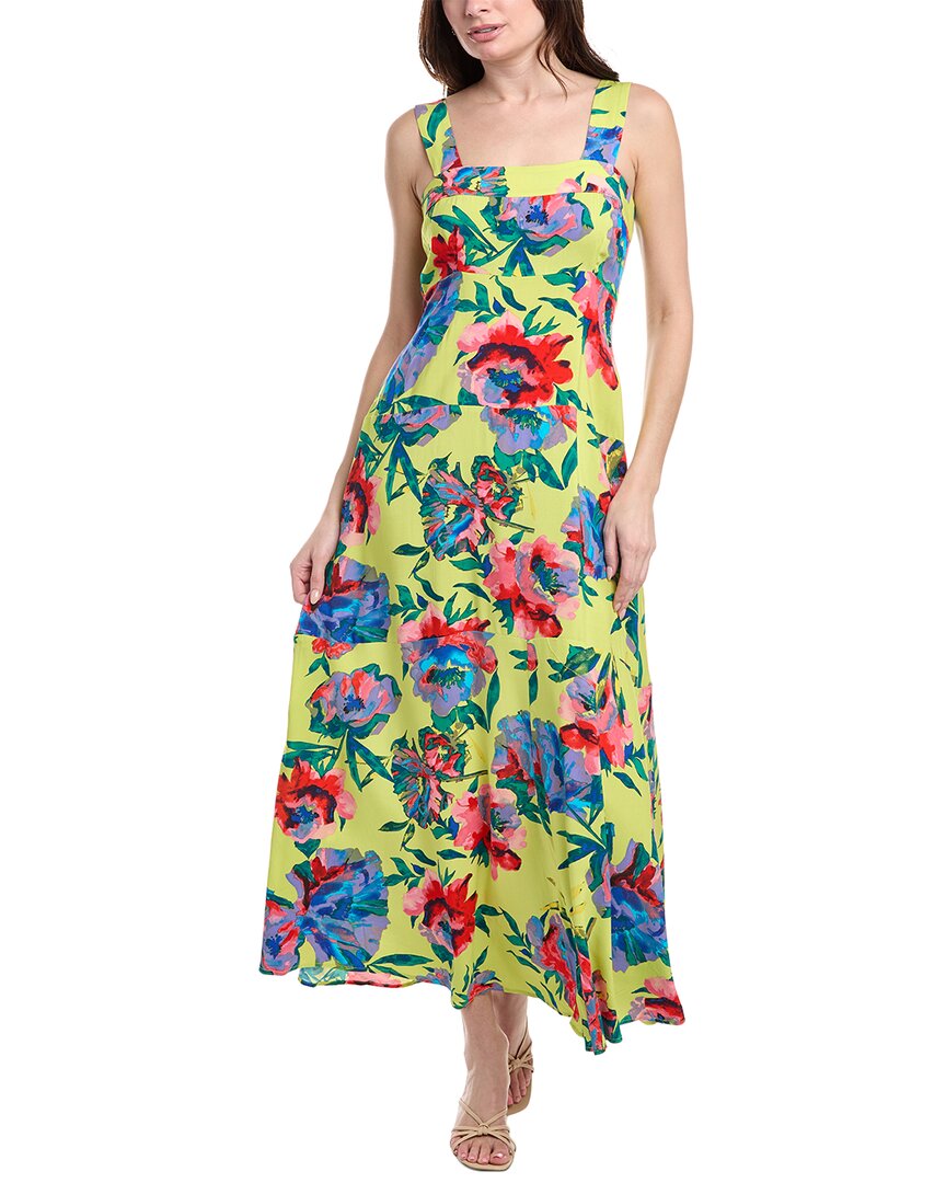 Shop Vince Camuto Tiered Maxi Dress In Green