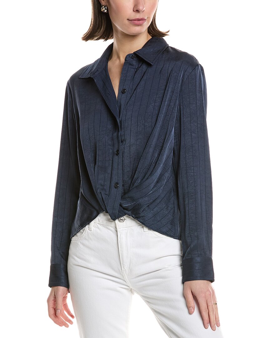 HUDSON HUDSON JEANS KNOTTED BUTTON-DOWN SHIRT