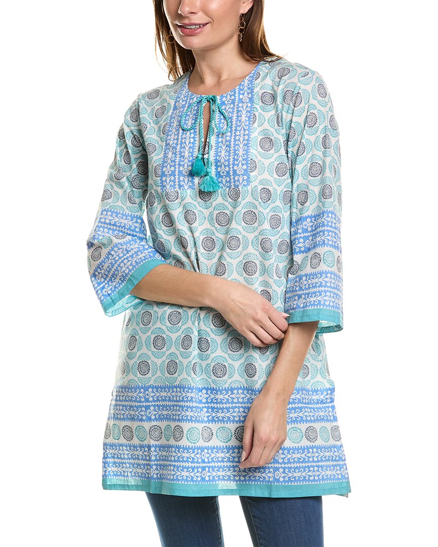 Shop Beach To Bistro By Sigrid Olsen Beach To Bistro Soleil Tunic In Blue