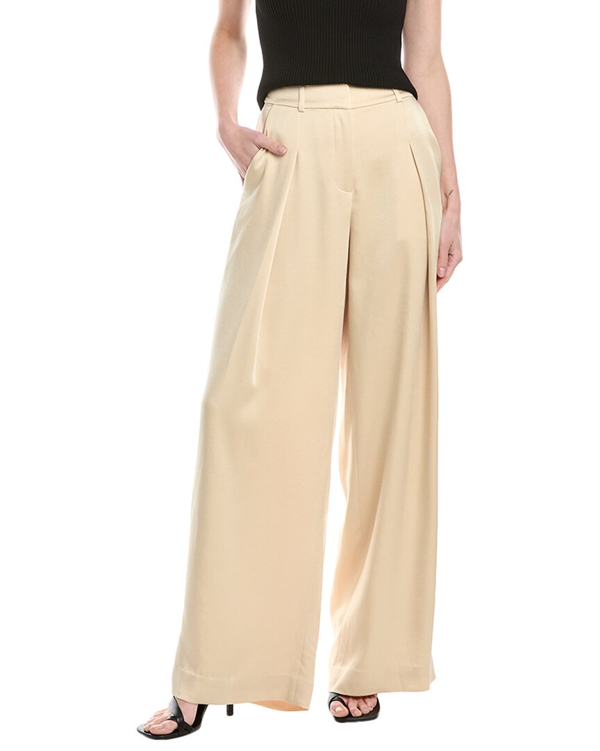 Simkhai Mercer Satin-crepe Wide-leg Pants