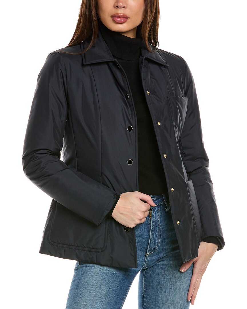 Lafayette 148 New York Three Pocket Jacket In Navy