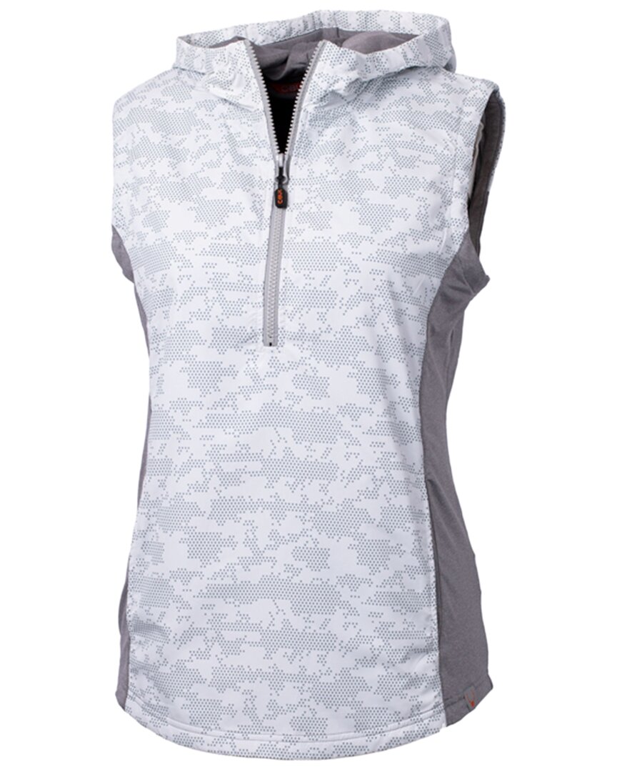 Shop Cutter & Buck Swish Printed Sport Vest In Grey