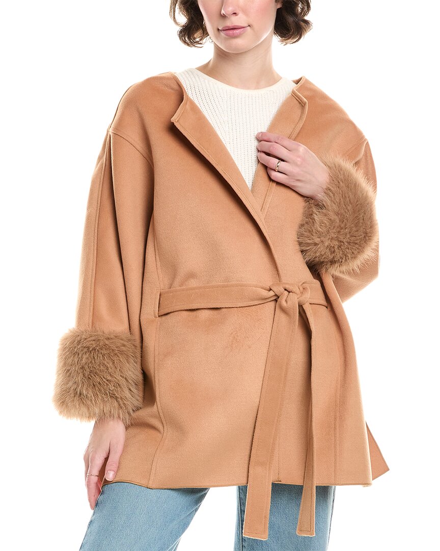 Pascale La Mode Short Jacket In Brown
