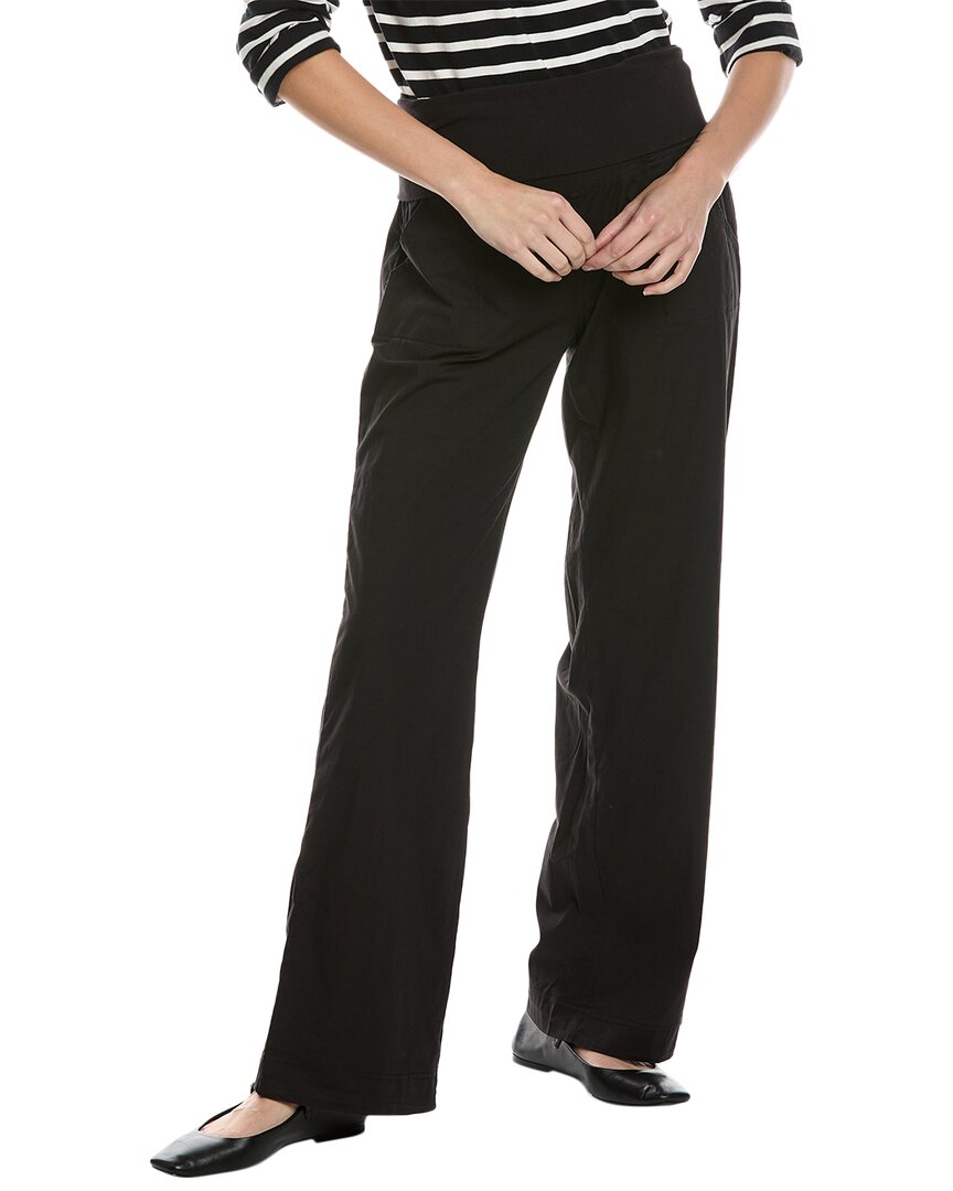 Xcvi Wearables Fold Over Pant In Black