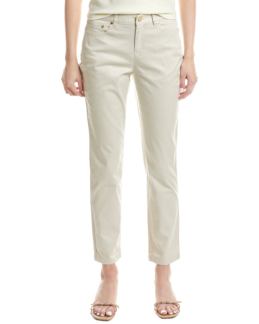 Brooks Brothers Straight Pant In Brown