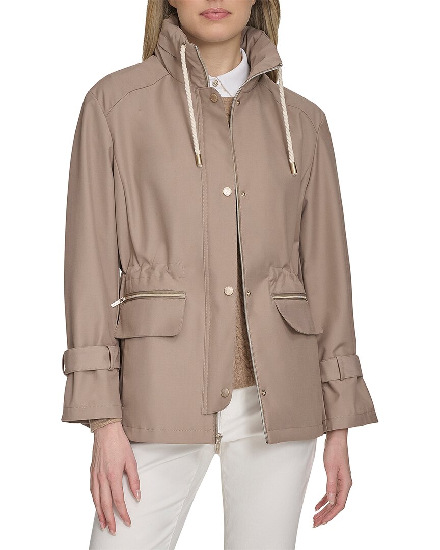 Cole Haan Travel Packable Hooded Rain Jacket