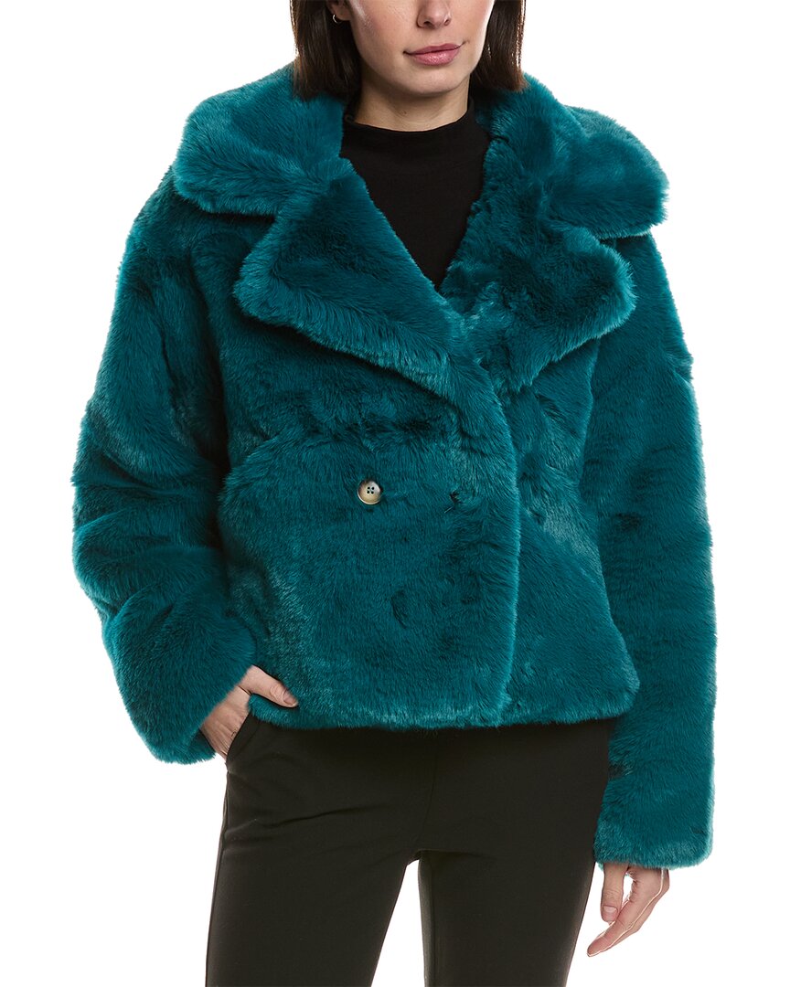 Noize Loretta Coat In Blue