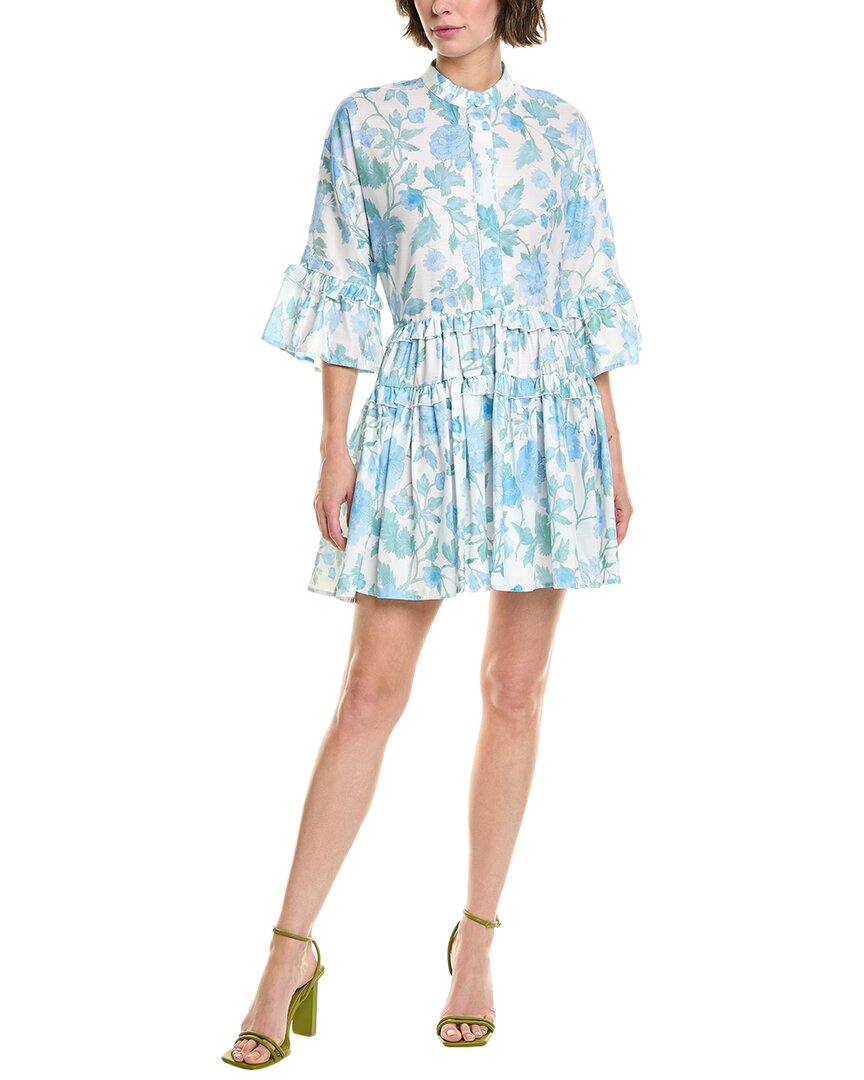 To My Lovers Embroidered Short In Blue