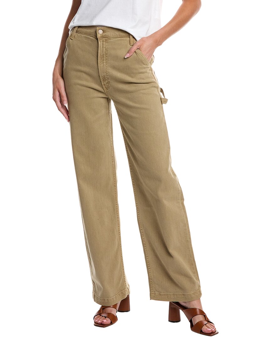 Mother The Stud Finder Sneak Prairie Sand Straight Jean In Brown