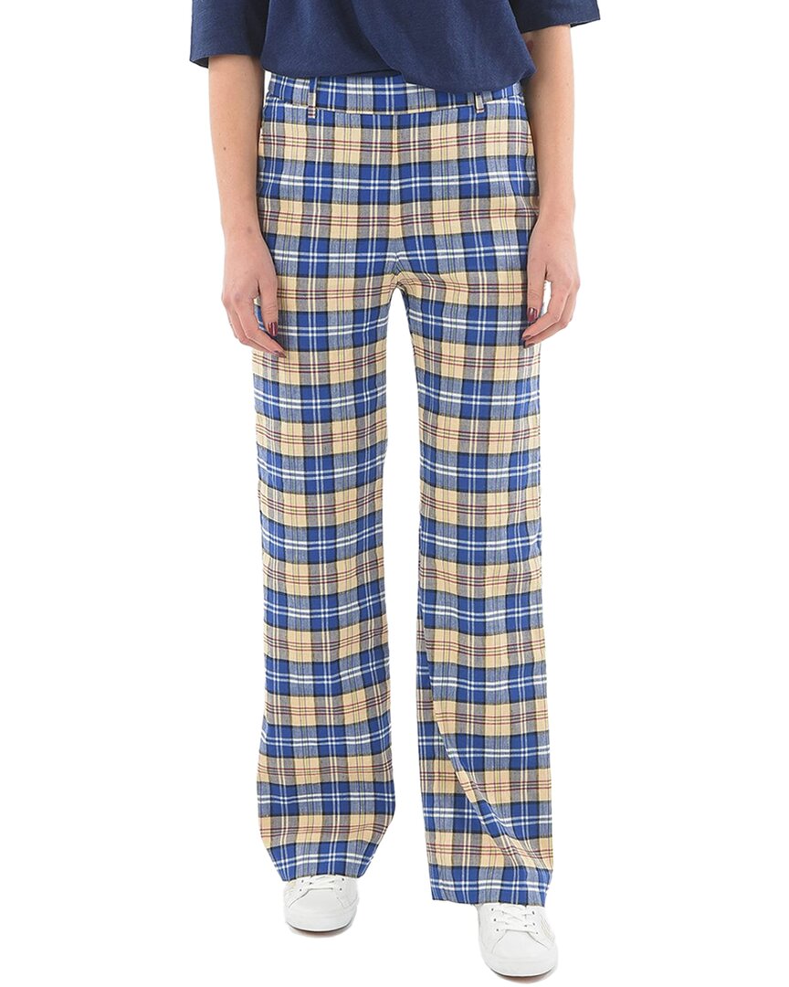 Woolrich Tartan Checked Palazzo Pants With Belt Loops