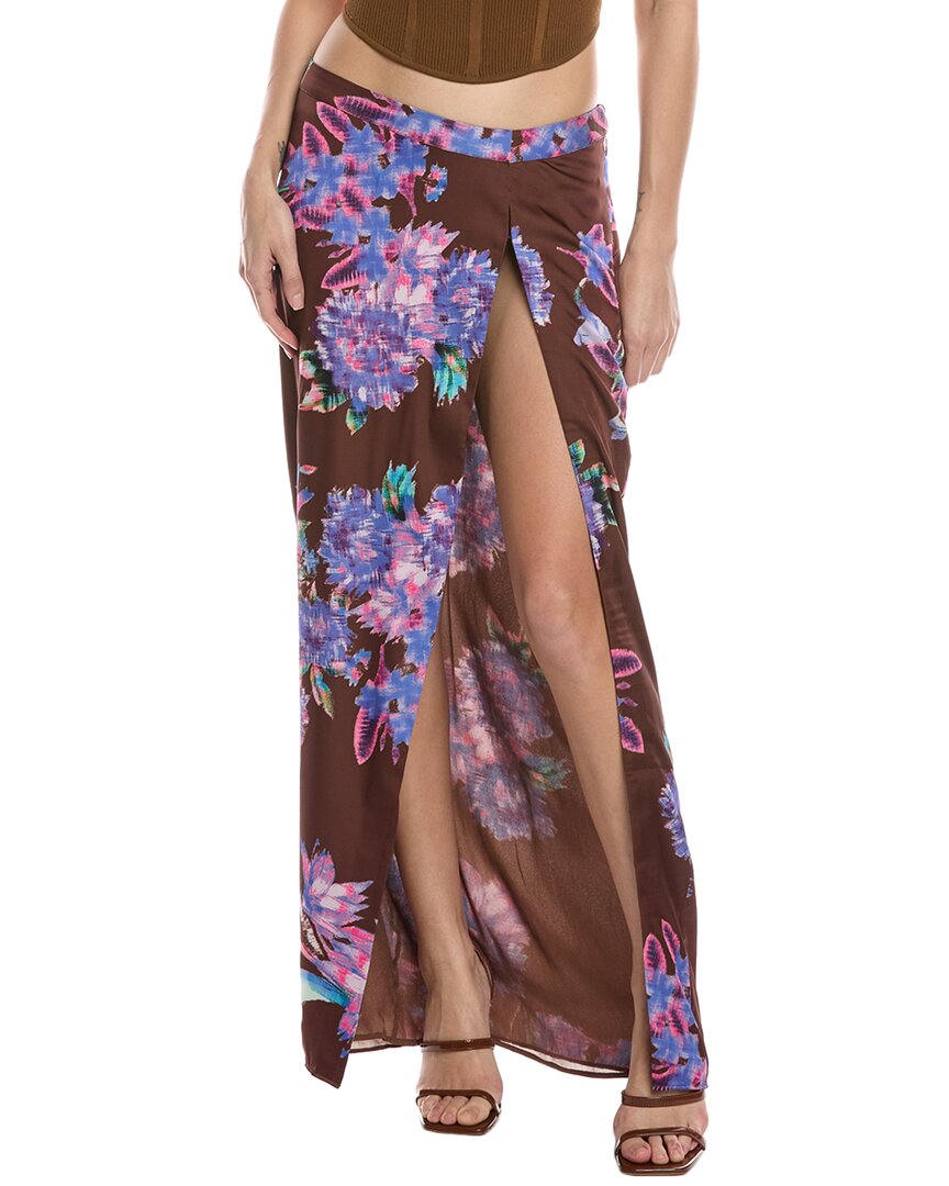 Rococo Sand Maxi Skirt In Brown